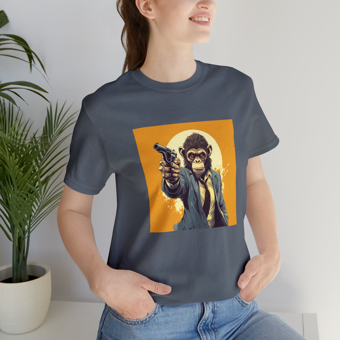 Monkey Unisex Jersey Tee