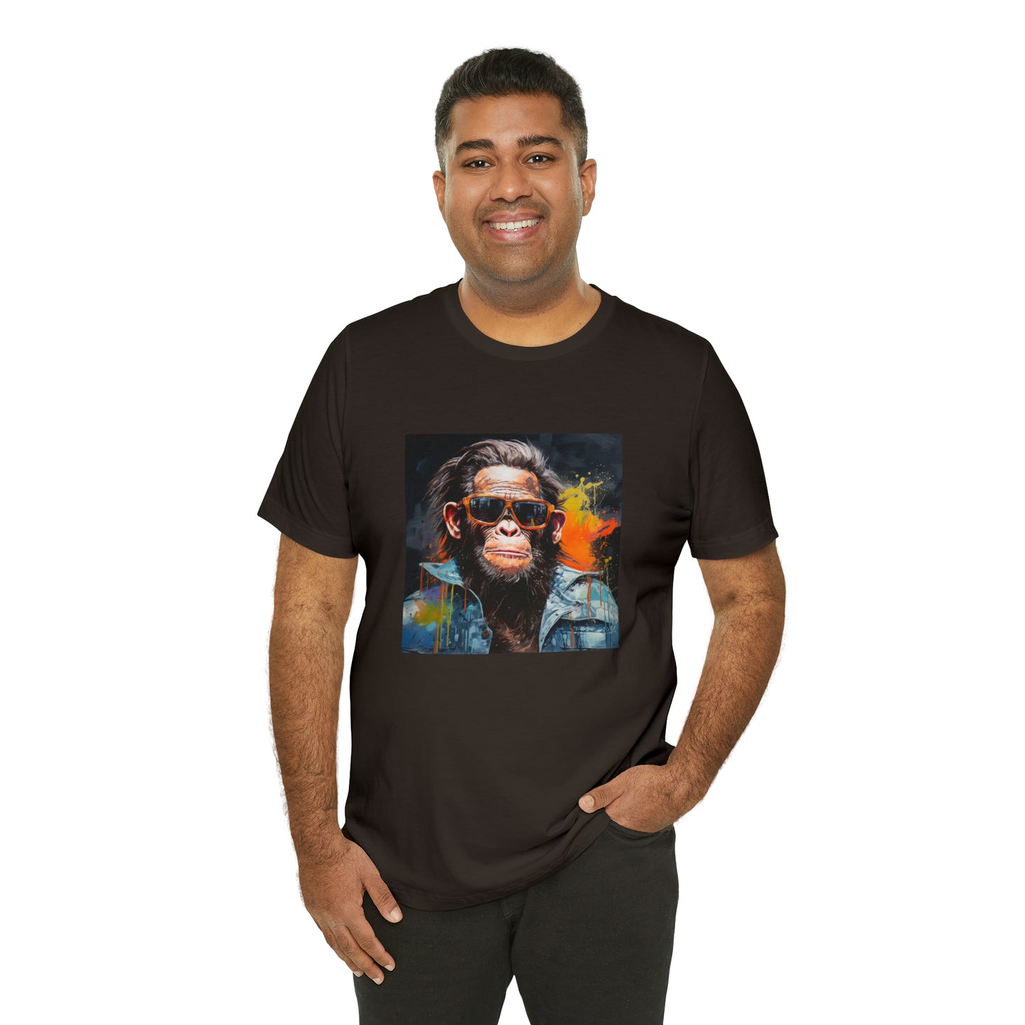 Terminator Monkey Unisex Short Sleeve Tee