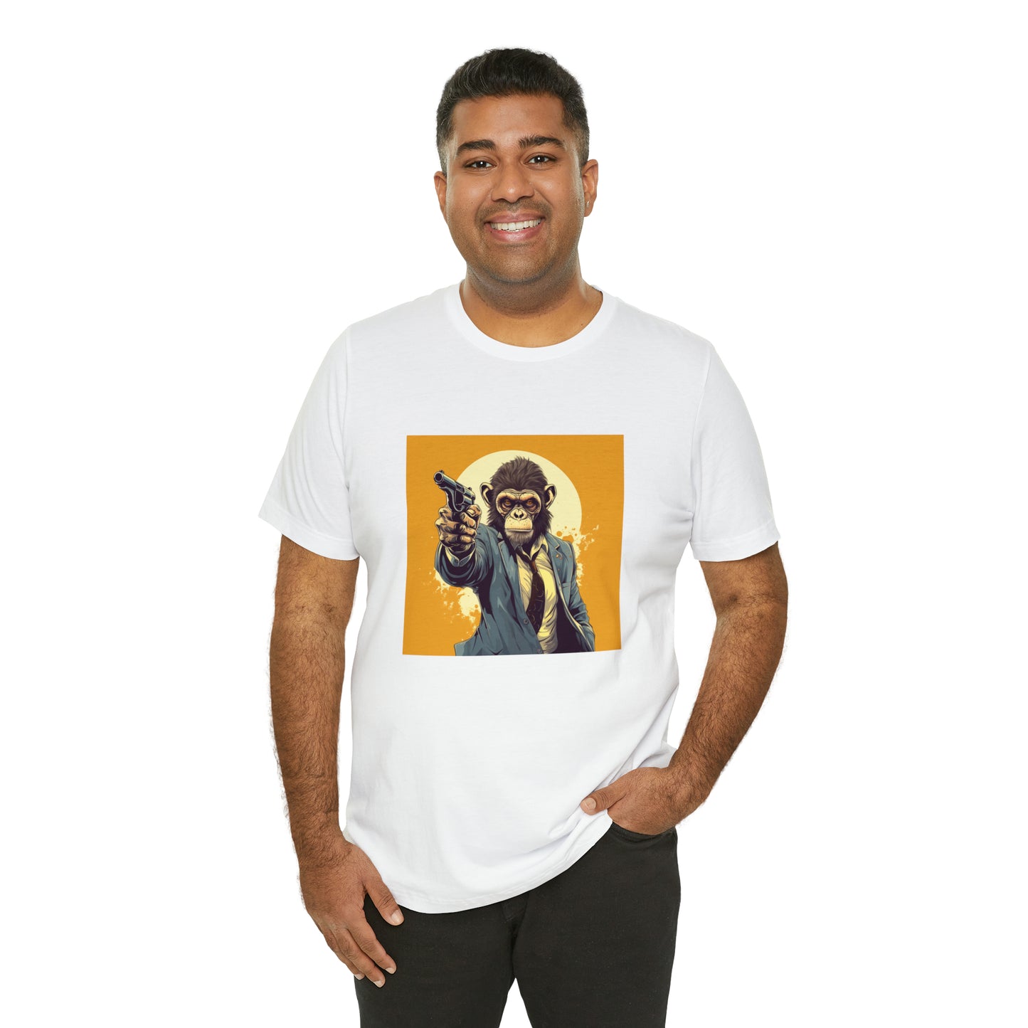 Monkey Unisex Jersey Tee