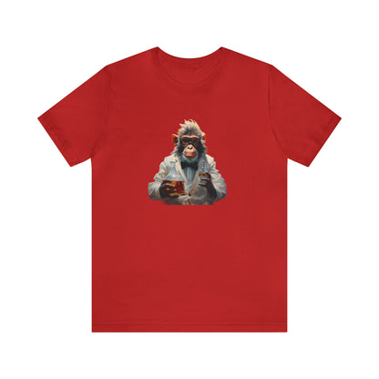 Monkey Scientist Unisex Jersey Short Sleeve Tee