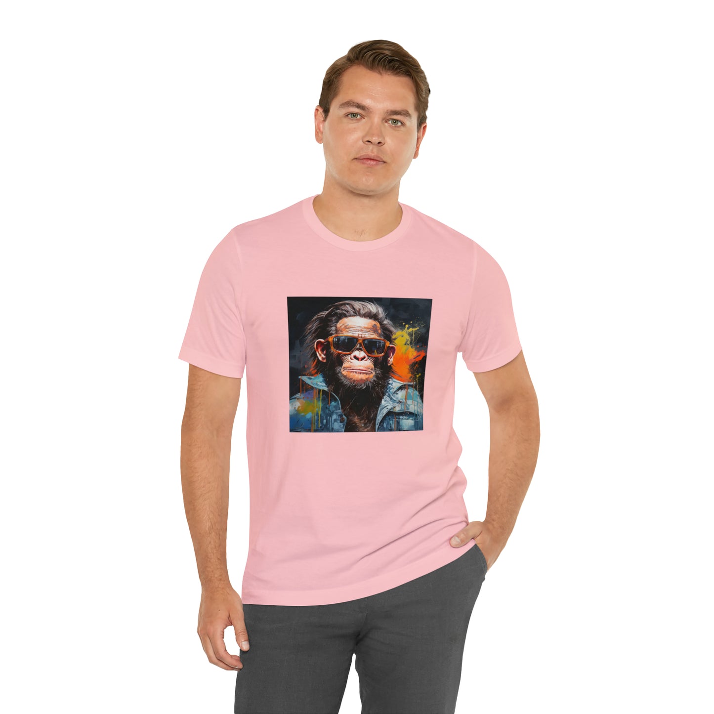 Terminator Monkey Unisex Short Sleeve Tee