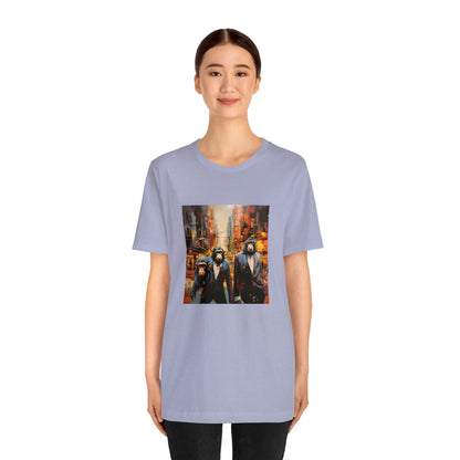 Apes in the City - Abstract Unisex Jersey Short Sleeve Tee