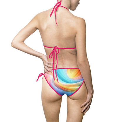 Rainbow Bikini Swimsuit for Women