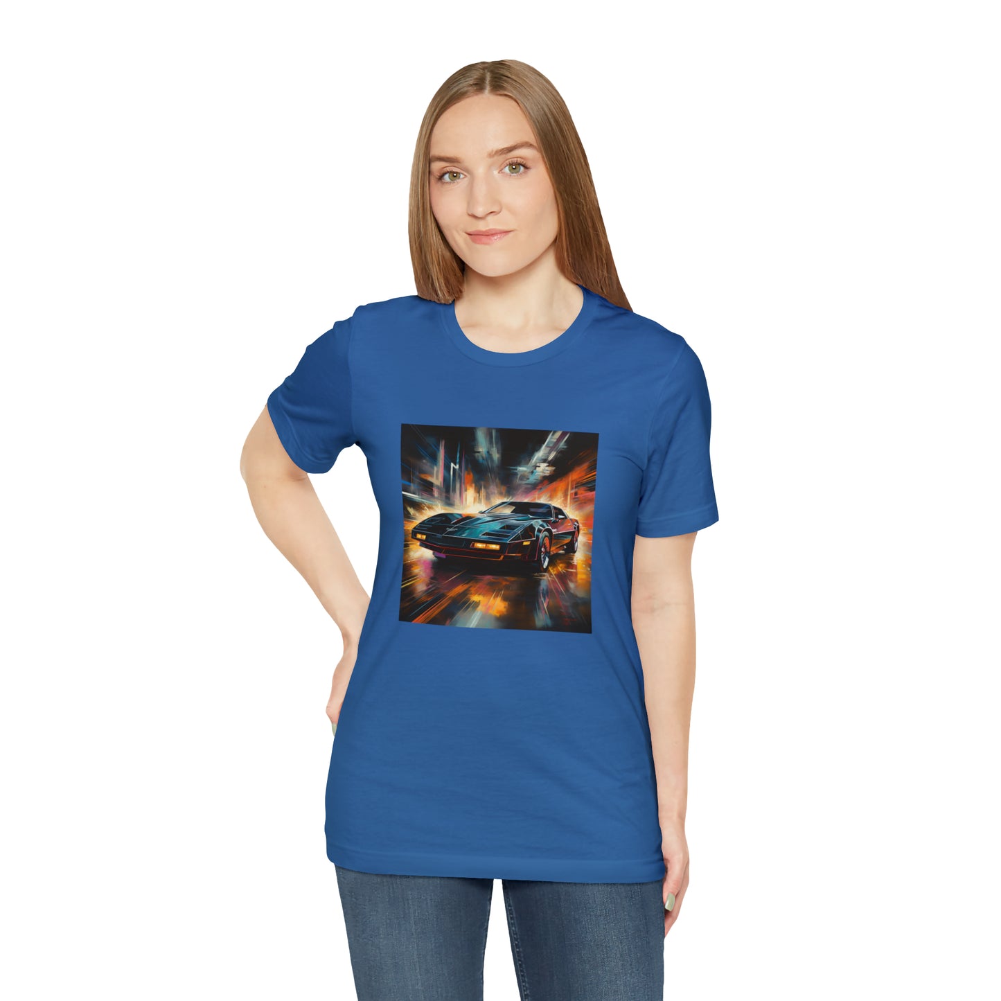 Knight Rider Abstract Unisex Jersey Short Sleeve Tee