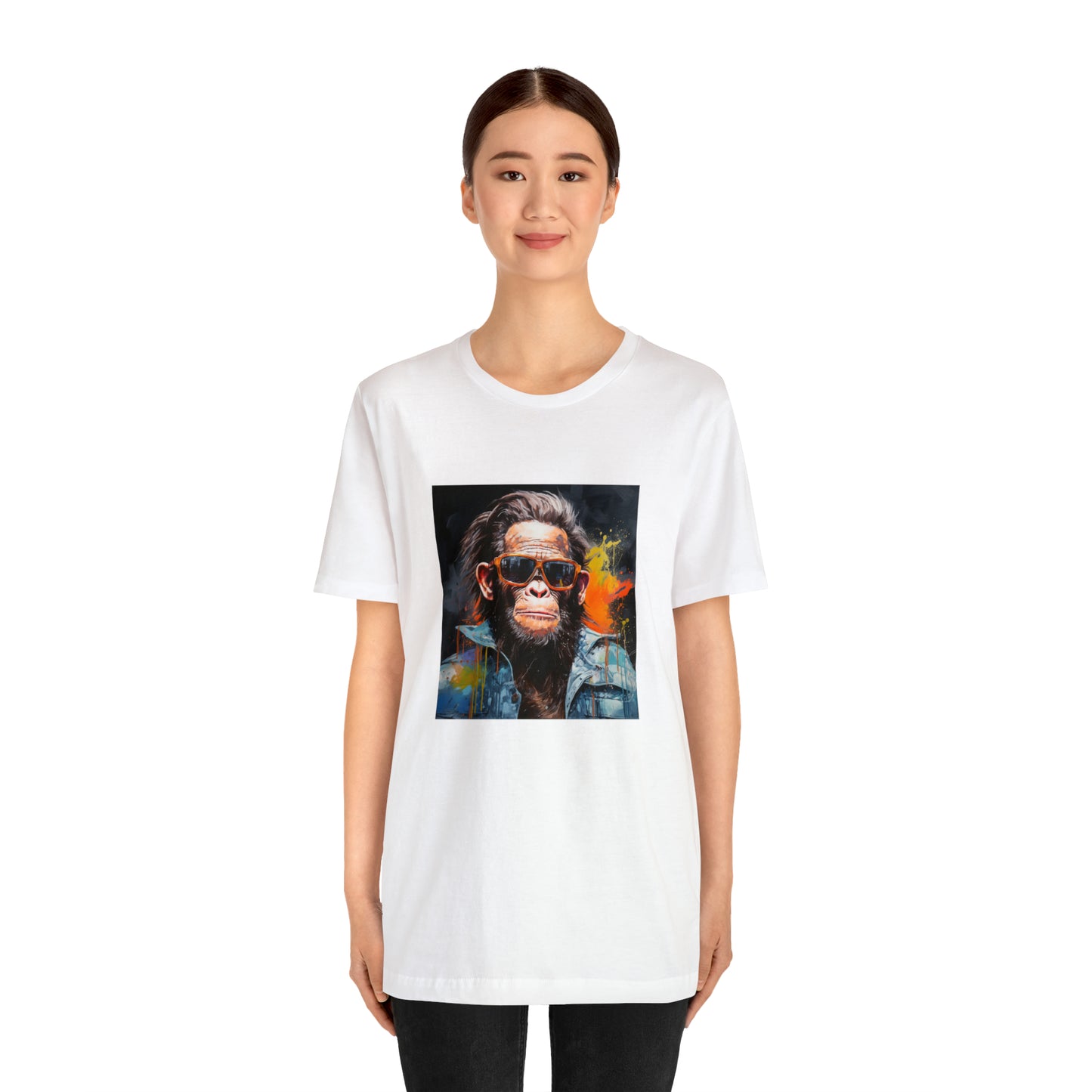 Terminator Monkey Unisex Short Sleeve Tee