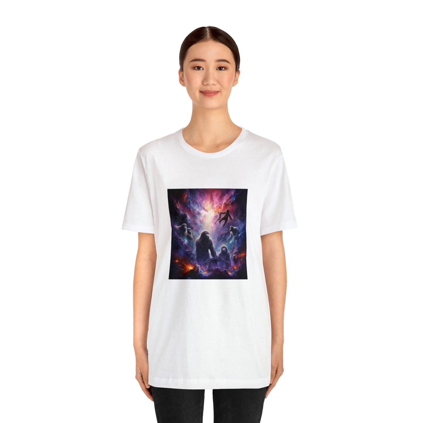 Magical Realm Apes Unisex Jersey Short Sleeve Tee