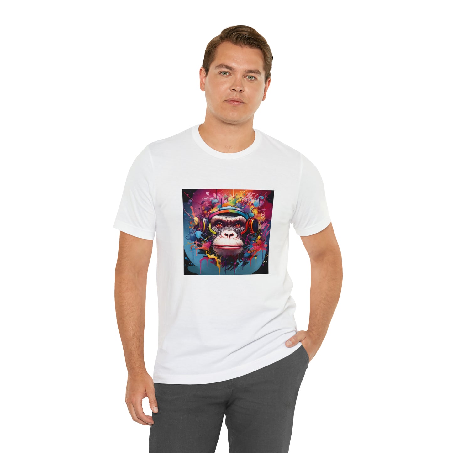 SuperMonkey - Abstract Unisex Jersey Short Sleeve Tee