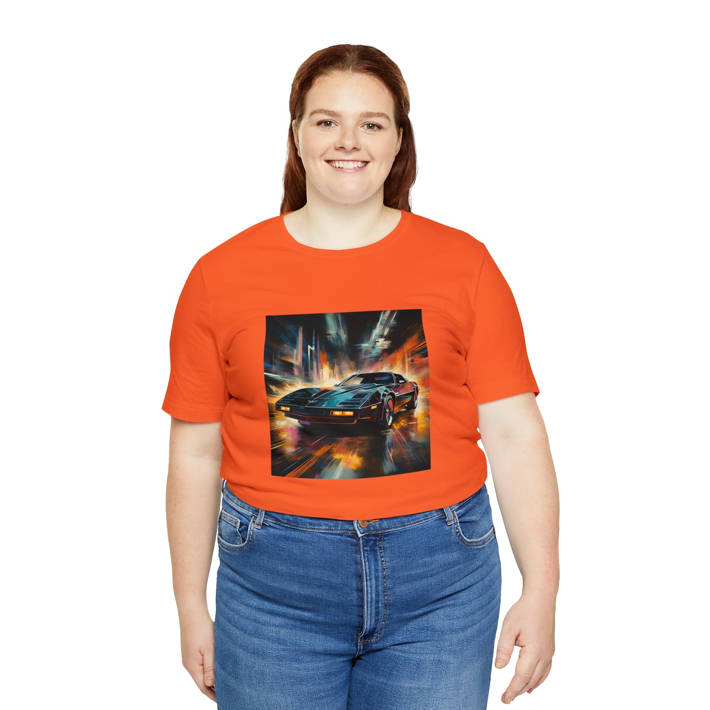 Knight Rider Abstract Unisex Jersey Short Sleeve Tee