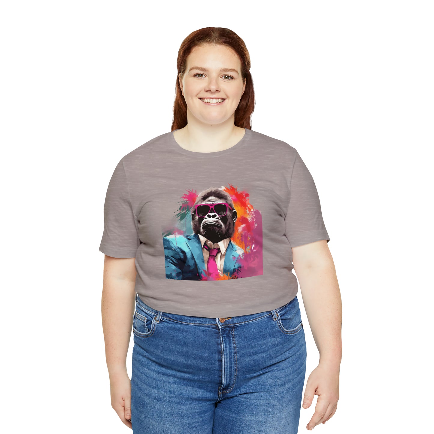 Miami Vice Gorilla - Unisex Jersey Short Sleeve Tee