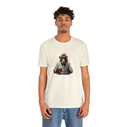 Monkey Scientist Unisex Jersey Short Sleeve Tee