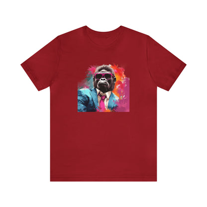 Miami Vice Gorilla - Unisex Jersey Short Sleeve Tee