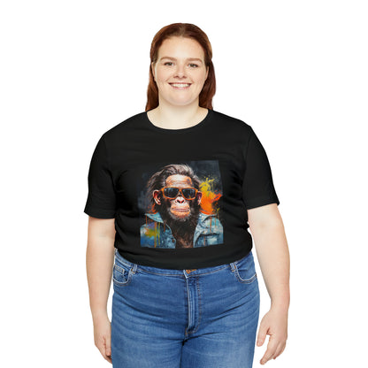 Terminator Monkey Unisex Short Sleeve Tee