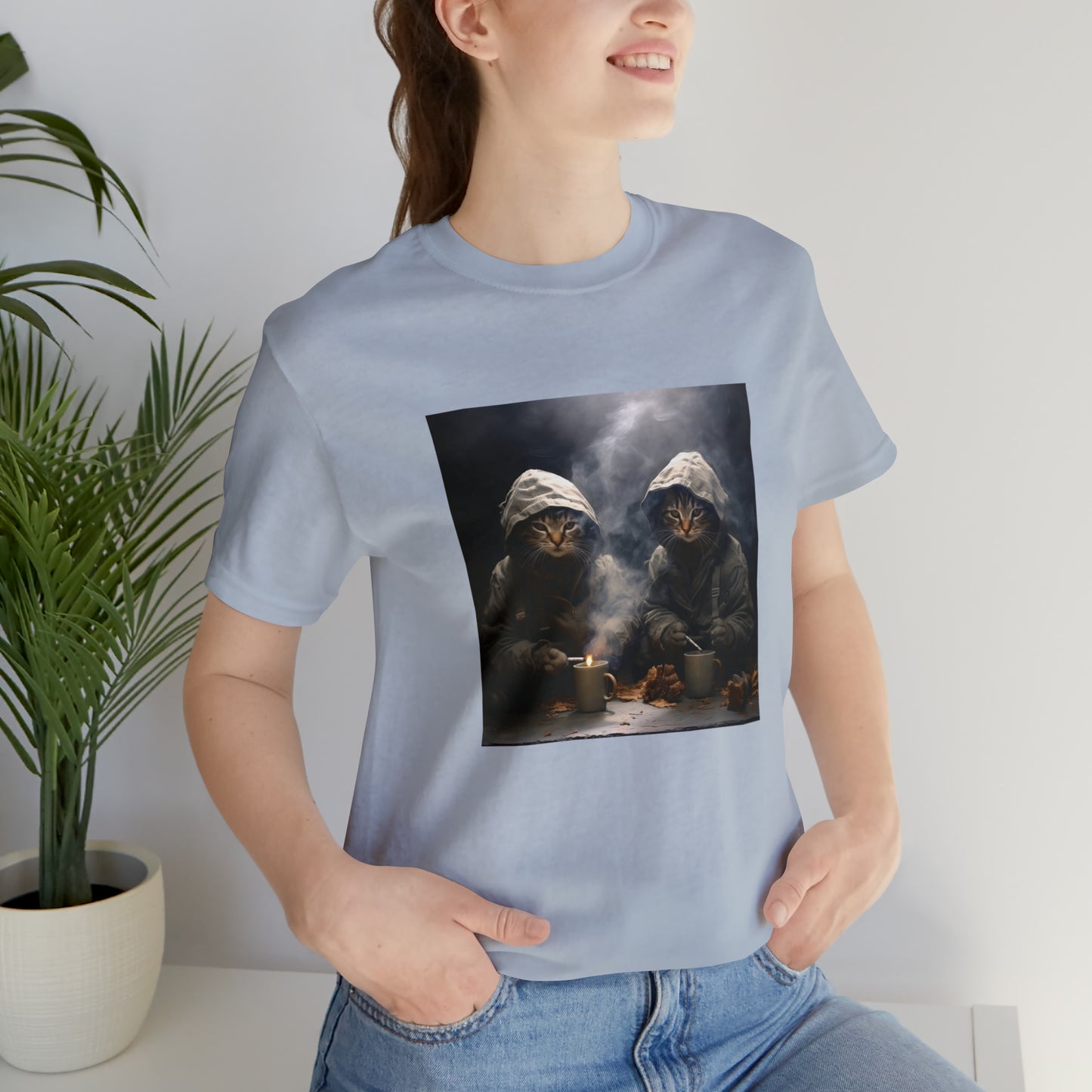 Banksy Inspired Kittens Smoking Unisex Tee