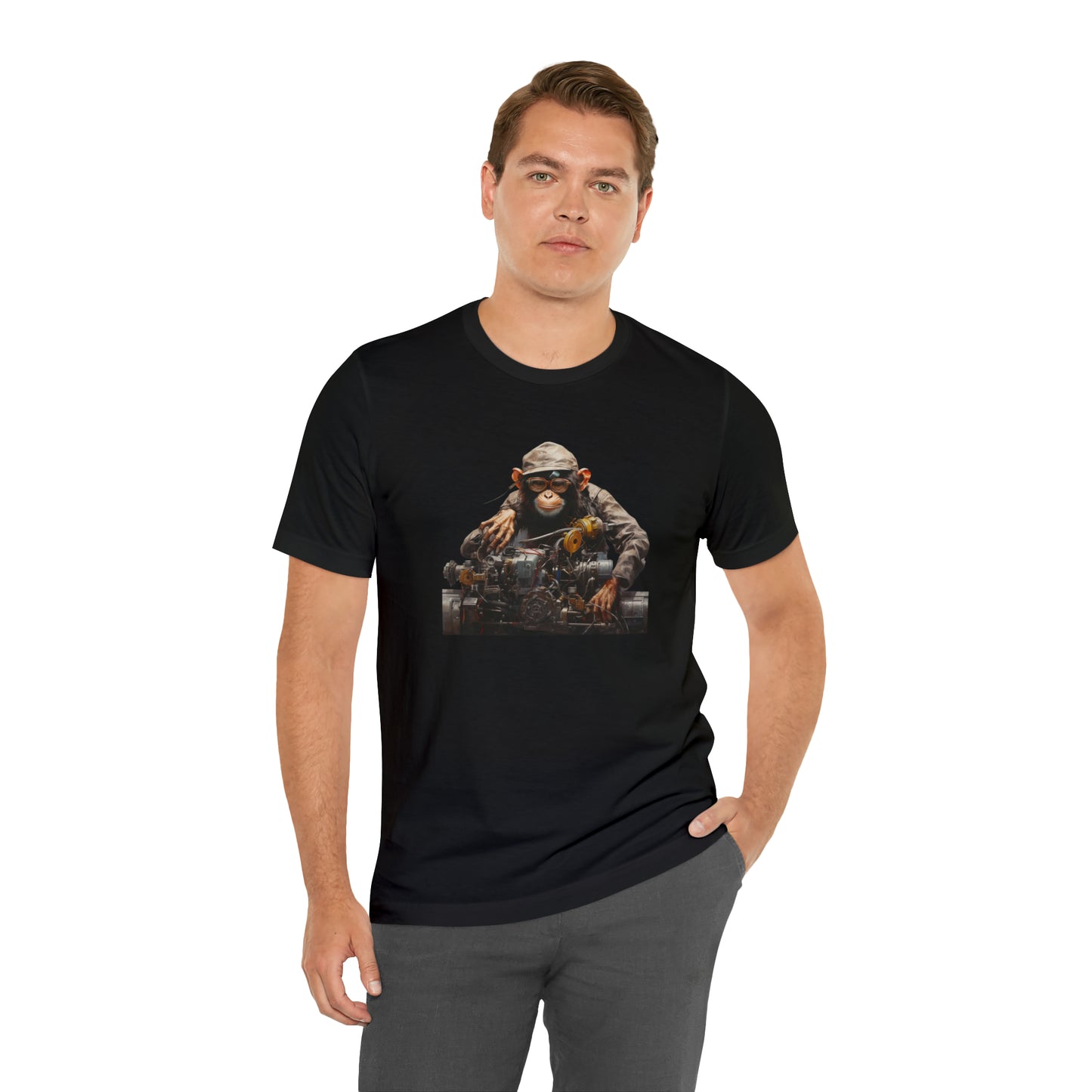 Unisex Monkey Mechanic Tee