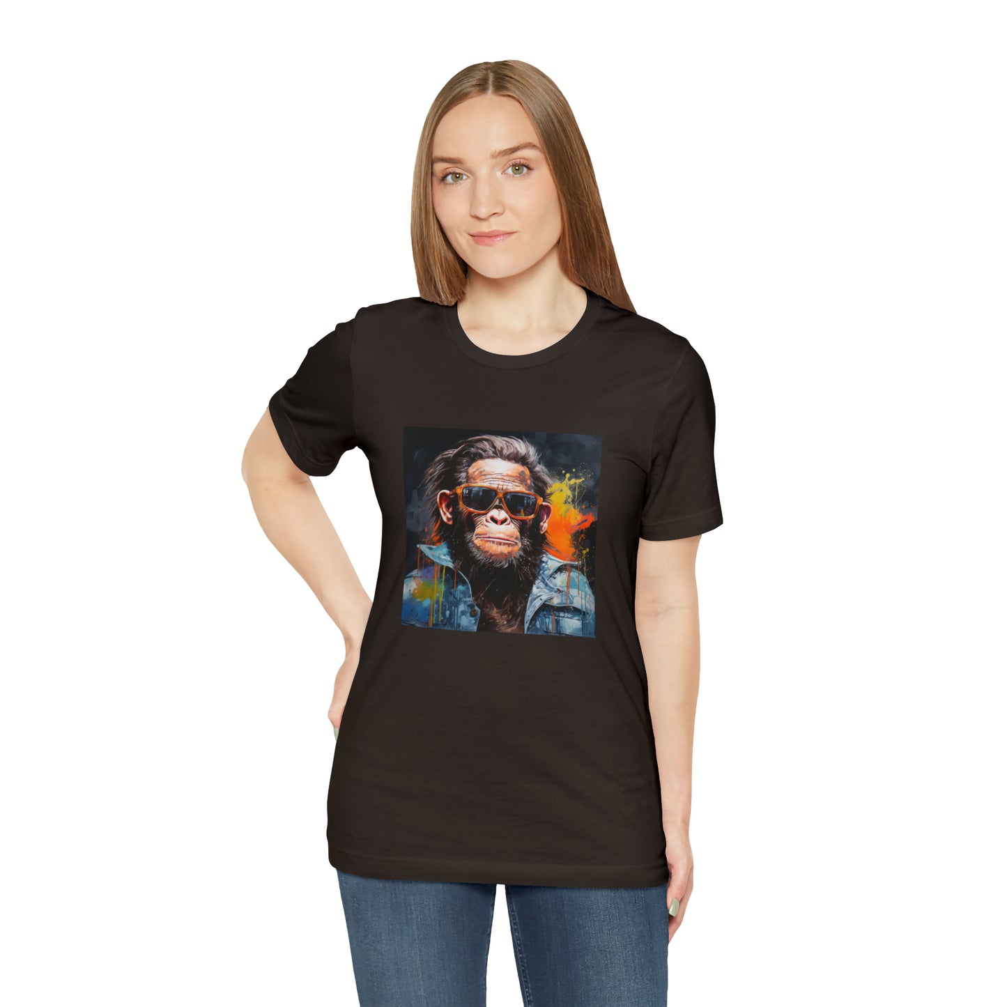 Terminator Monkey Unisex Short Sleeve Tee