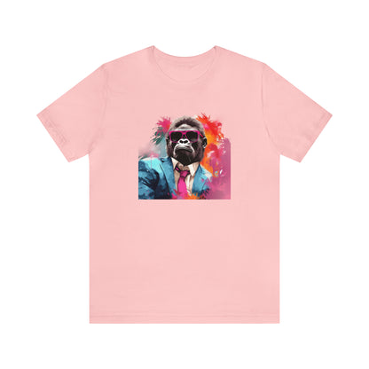 Miami Vice Gorilla - Unisex Jersey Short Sleeve Tee