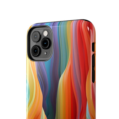 Rainbow Stripes Tough Phone Case