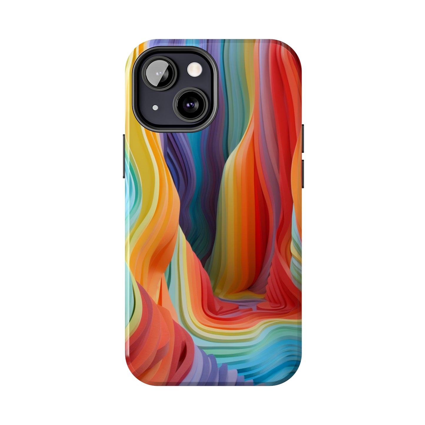 Rainbow Stripes Tough Phone Case