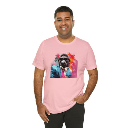 Miami Vice Gorilla - Unisex Jersey Short Sleeve Tee