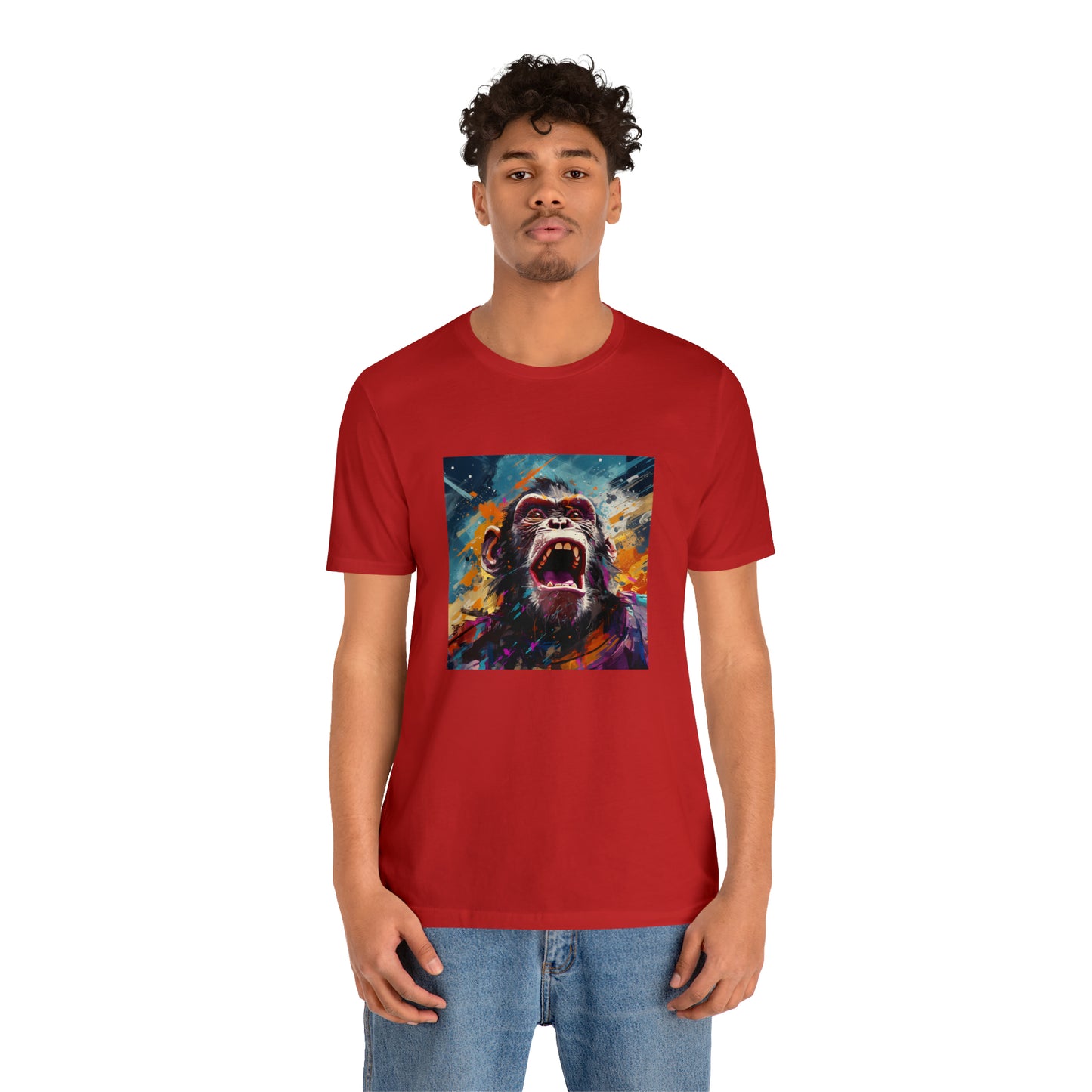 Monkey Abstract Unisex Jersey Tee