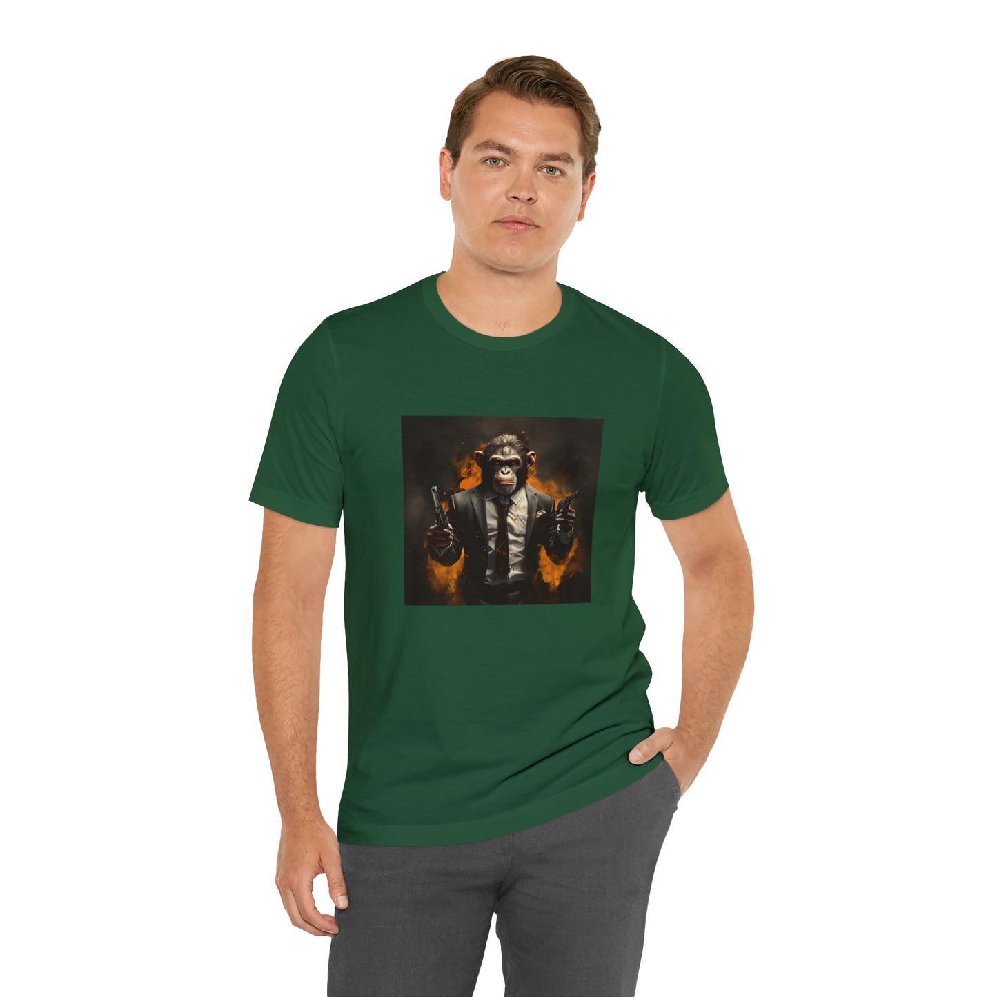 Monkey in a Suit Unisex Jersey Tee