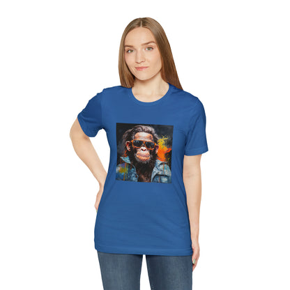 Terminator Monkey Unisex Short Sleeve Tee