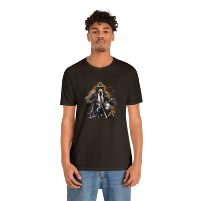 Monkey in Suit: The Gun-Toting Biker Tee