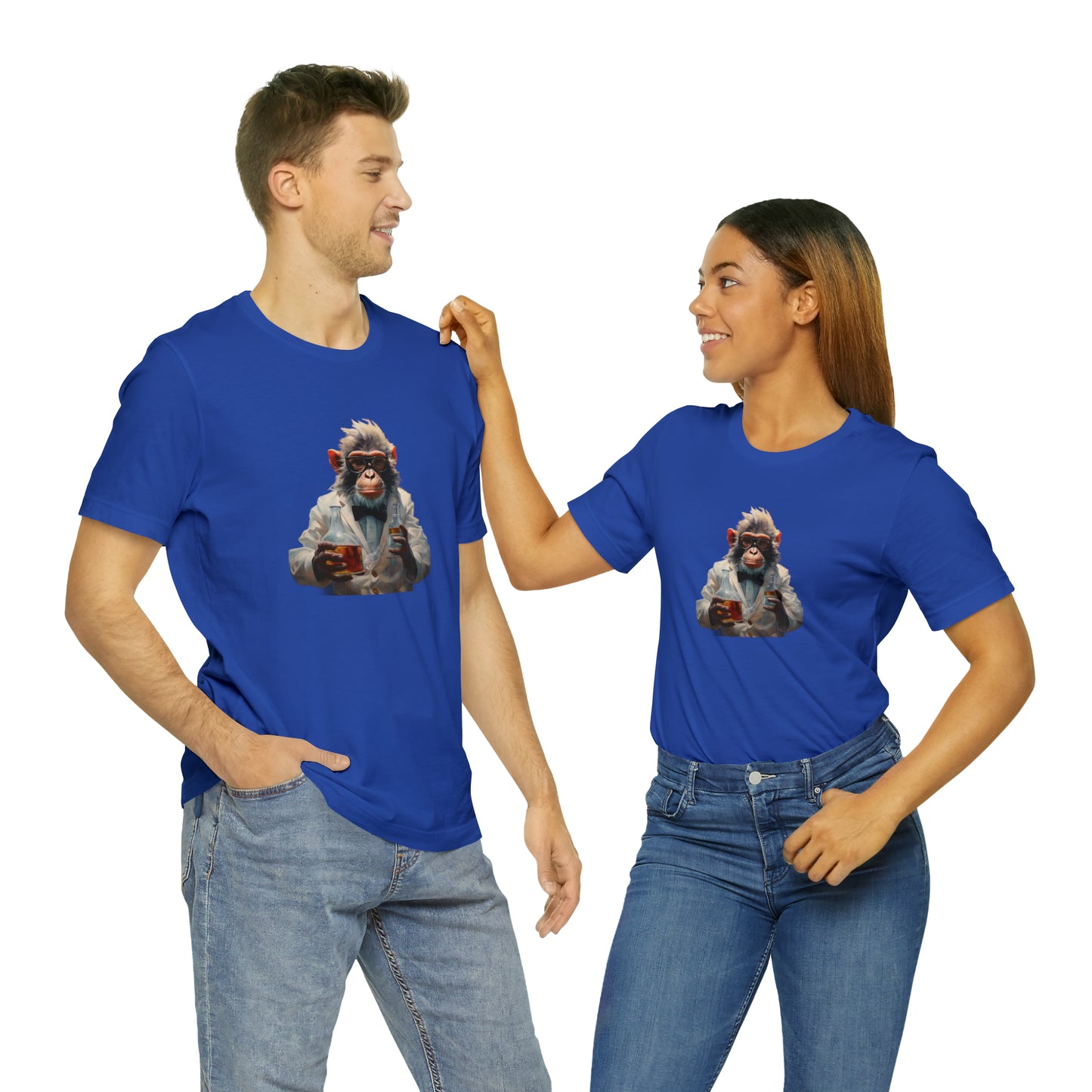 Monkey Scientist Unisex Jersey Short Sleeve Tee