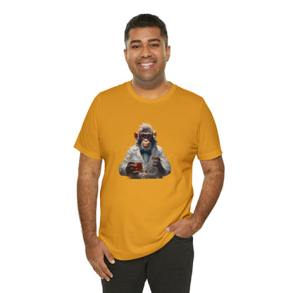 Monkey Scientist Unisex Jersey Short Sleeve Tee