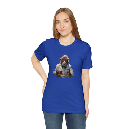 Monkey Scientist Unisex Jersey Short Sleeve Tee