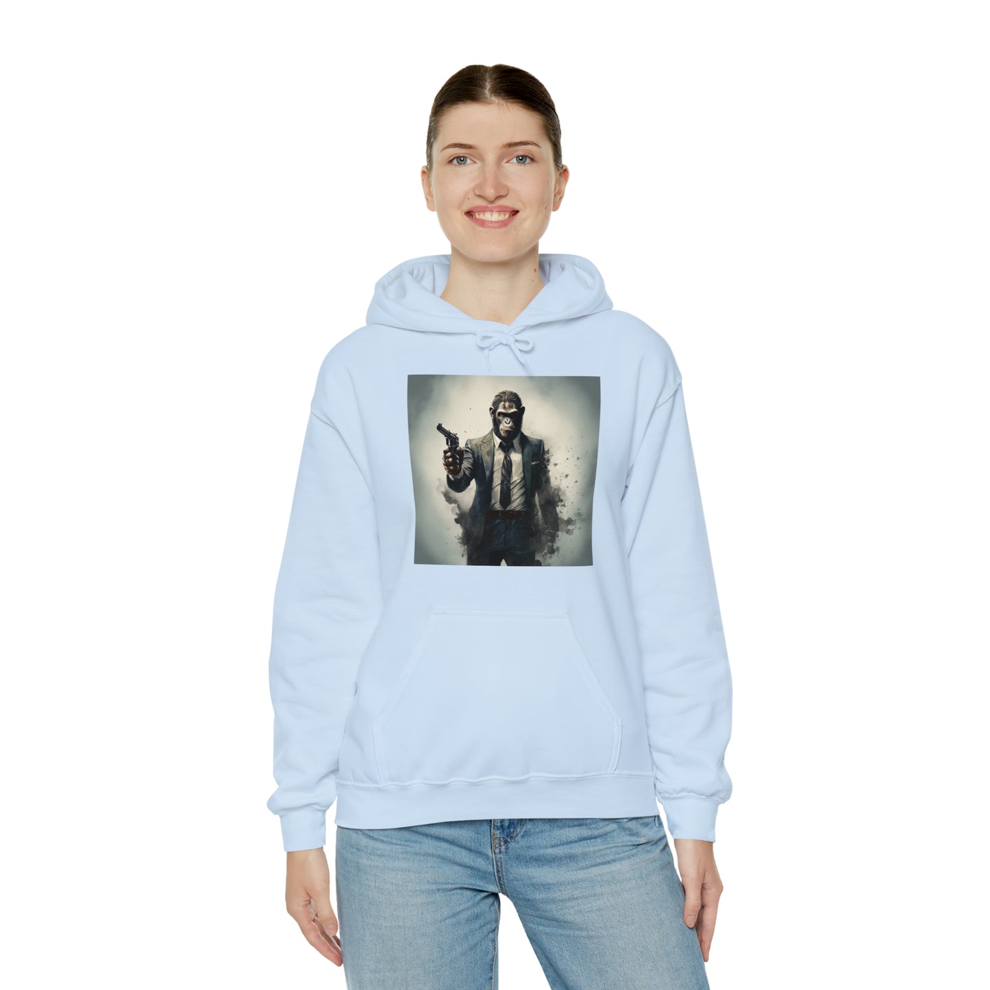 Unisex Heavy Blend™ Hooded Sweatshirt - Suited Monkey