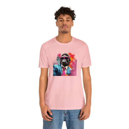 Miami Vice Gorilla - Unisex Jersey Short Sleeve Tee