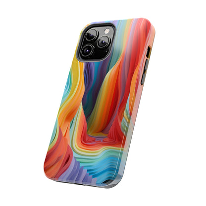 Rainbow Stripes Tough Phone Case