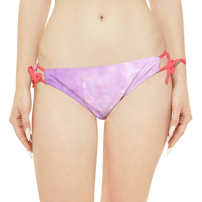 Light Purple Loop Tie Side Bikini Bottom Swimwear