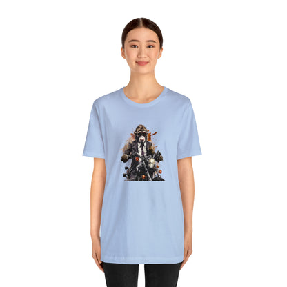 Monkey in Suit: The Gun-Toting Biker Tee