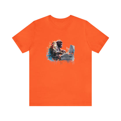 Ape Fixing Computer Unisex Tee