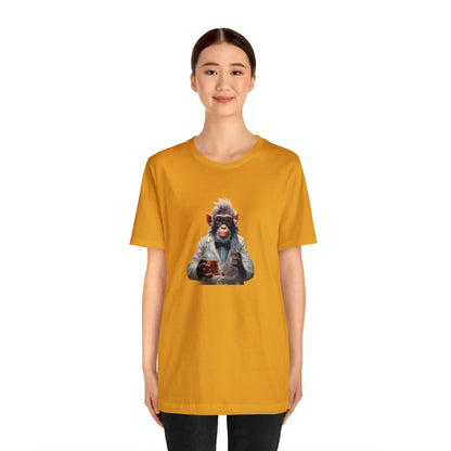 Monkey Scientist Unisex Jersey Short Sleeve Tee