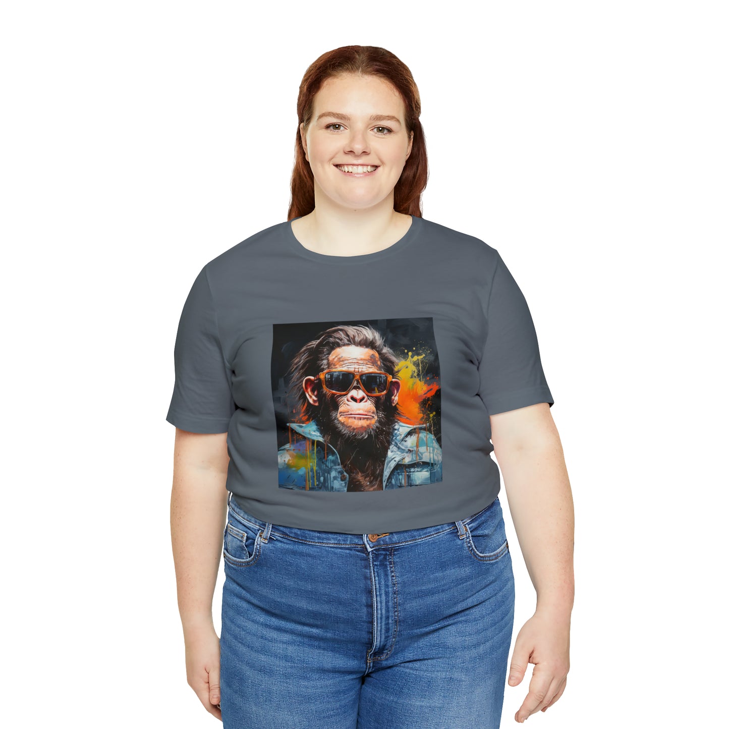 Terminator Monkey Unisex Short Sleeve Tee