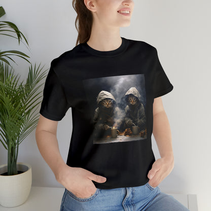 Banksy Inspired Kittens Smoking Unisex Tee