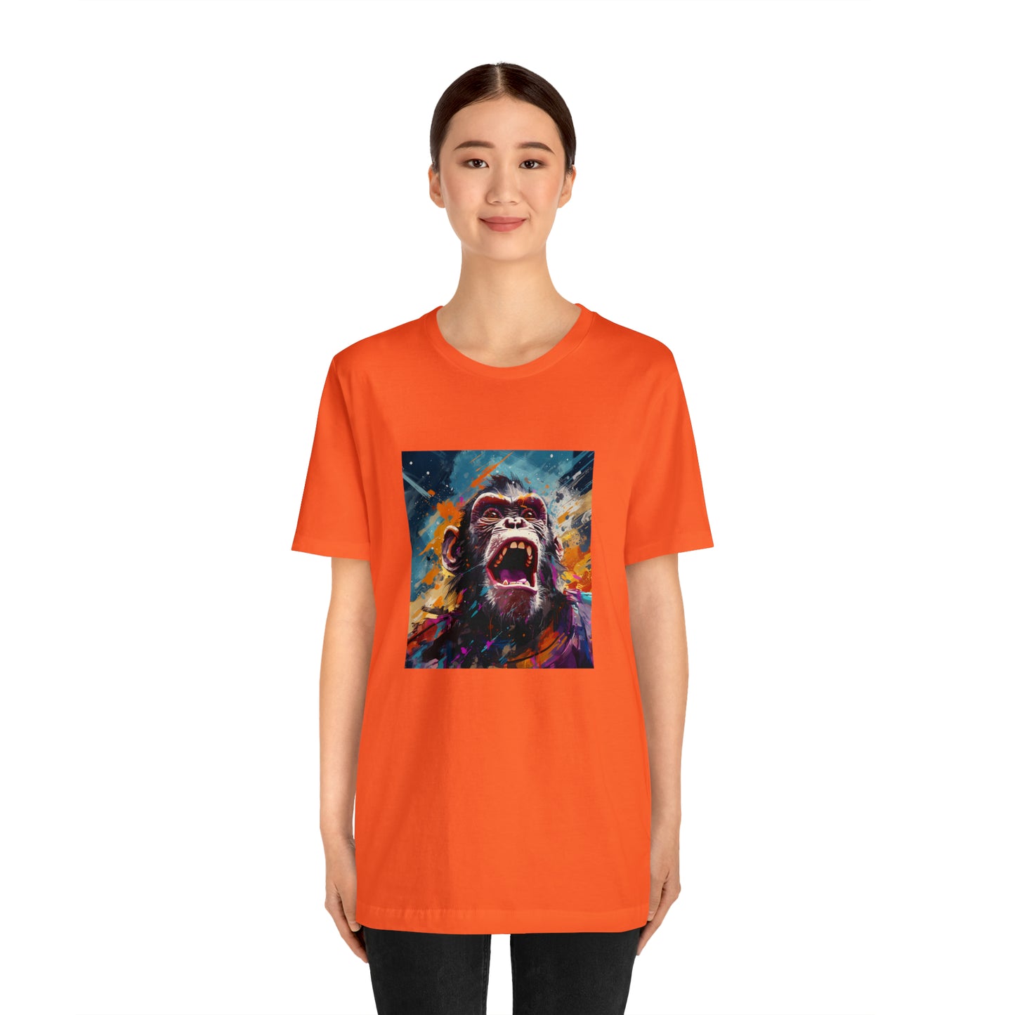 Monkey Abstract Unisex Jersey Tee