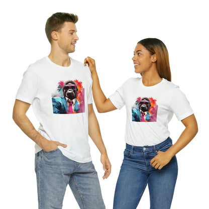 Miami Vice Gorilla - Unisex Jersey Short Sleeve Tee