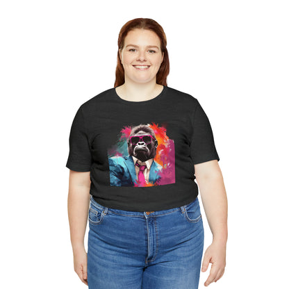 Miami Vice Gorilla - Unisex Jersey Short Sleeve Tee