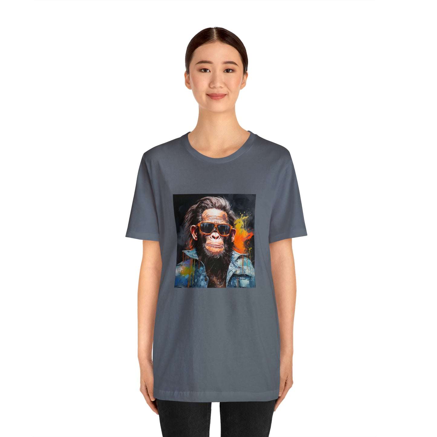 Terminator Monkey Unisex Short Sleeve Tee