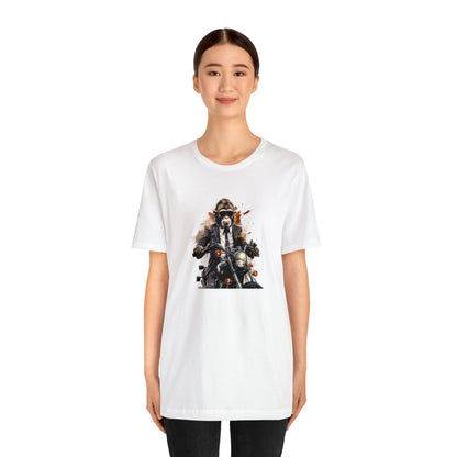 Monkey in Suit: The Gun-Toting Biker Tee