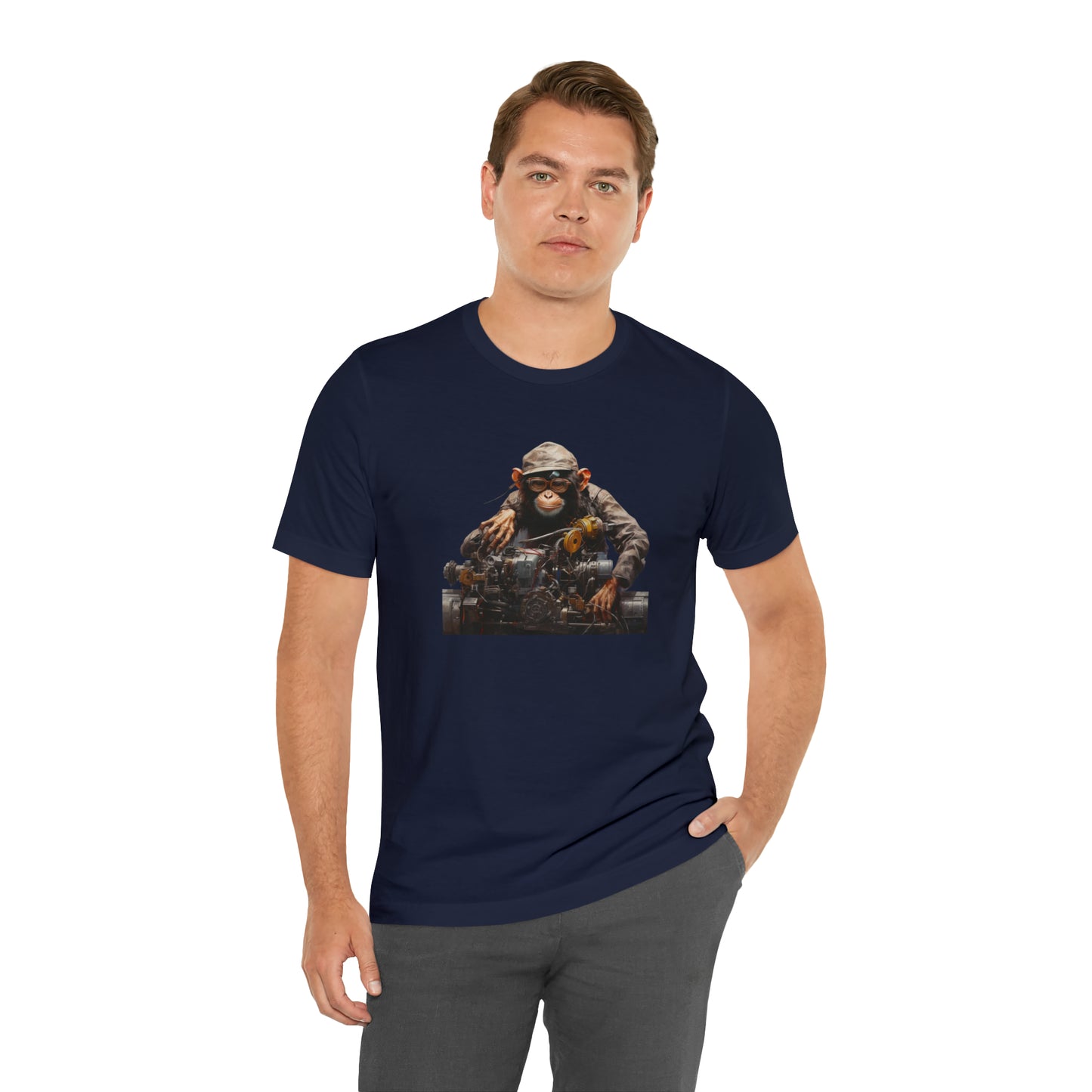 Unisex Monkey Mechanic Tee