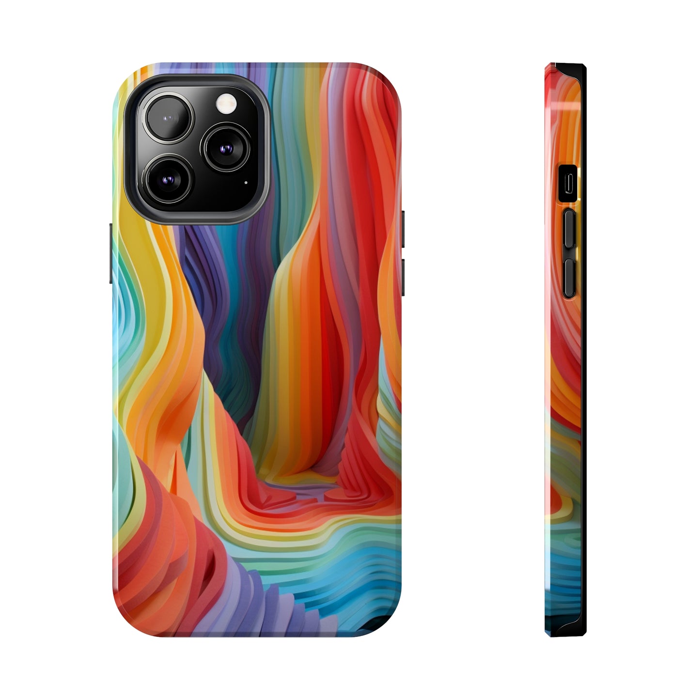 Rainbow Stripes Tough Phone Case