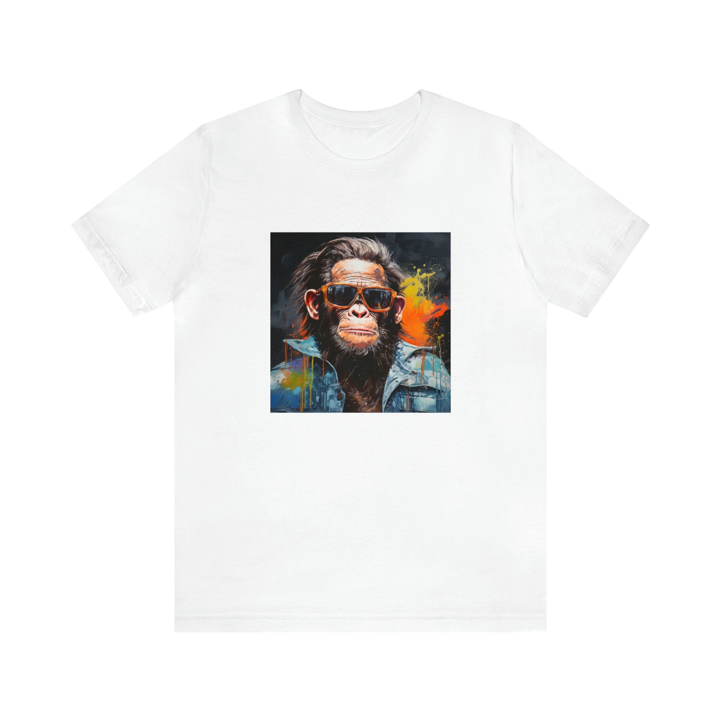 Terminator Monkey Unisex Short Sleeve Tee