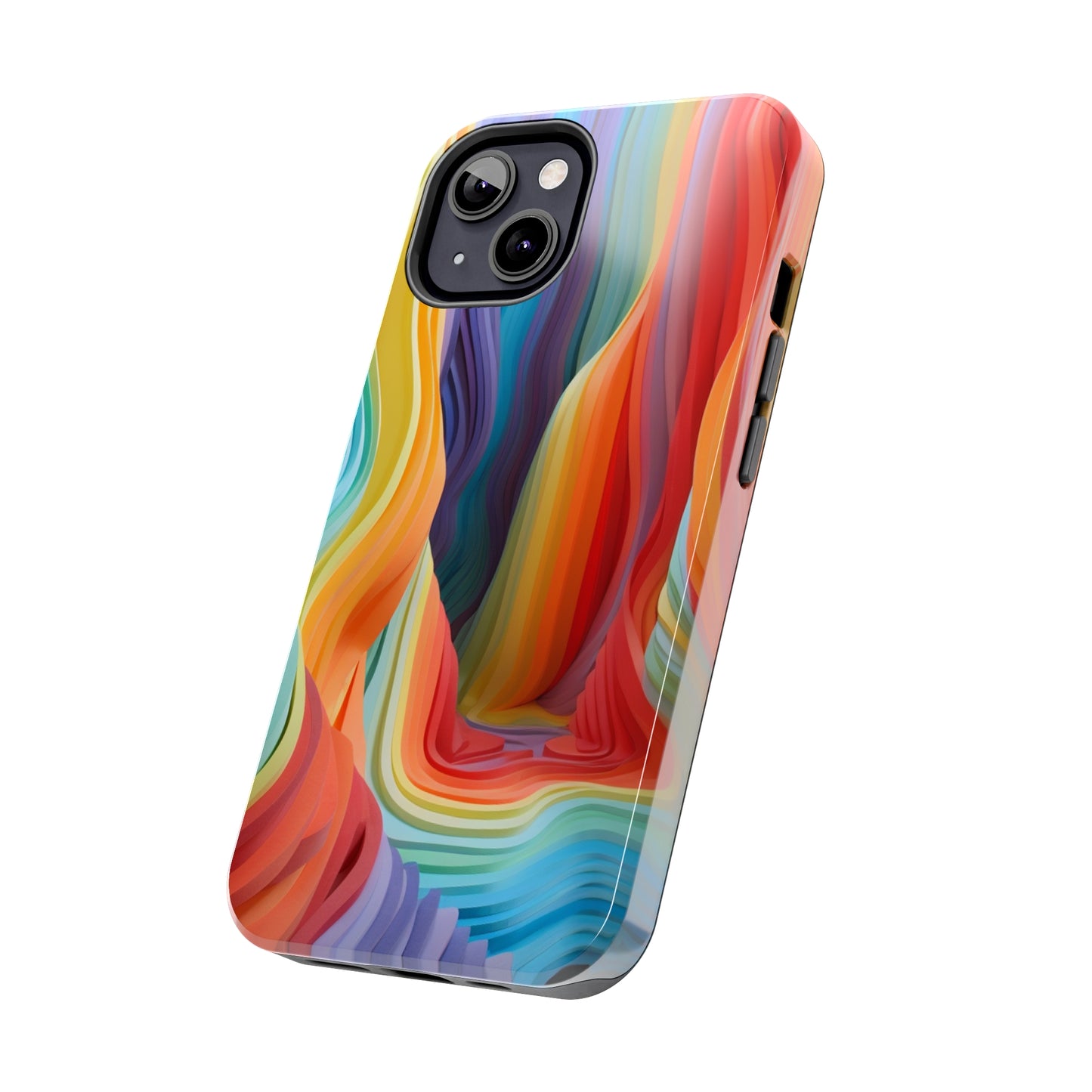 Rainbow Stripes Tough Phone Case