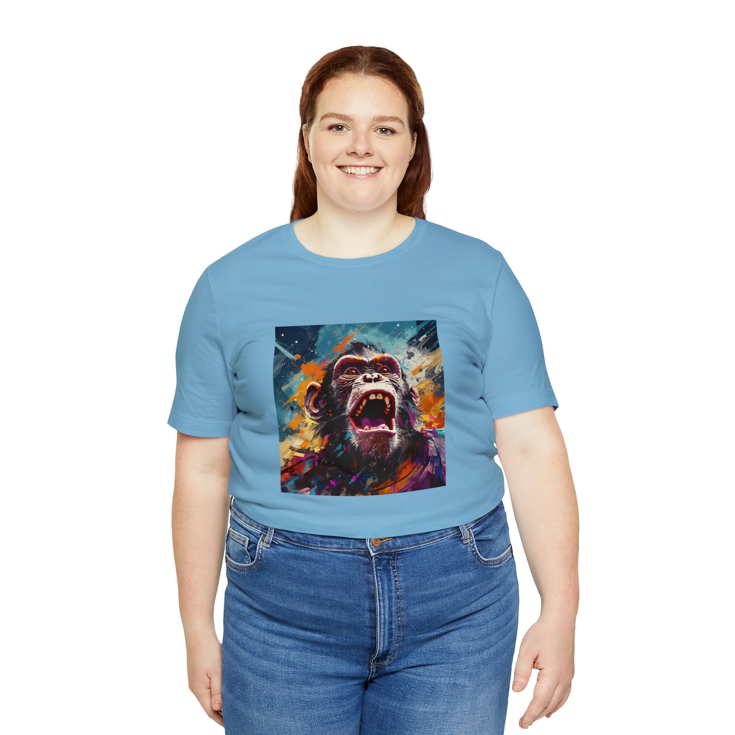 Monkey Abstract Unisex Jersey Tee