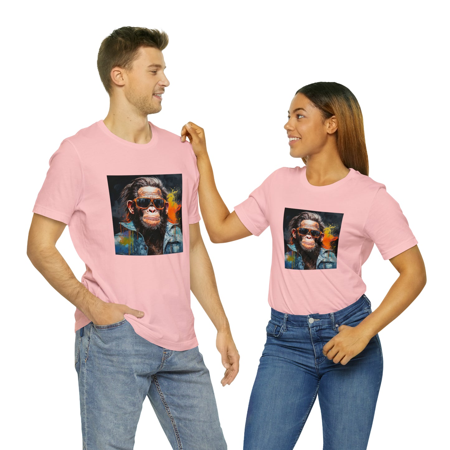 Terminator Monkey Unisex Short Sleeve Tee